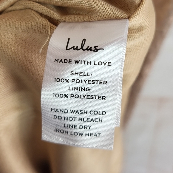 Lulu's Spectacular Moment Rose Gold Mermaid Maxi Sequin Dress Medium - Picture 12 of 13